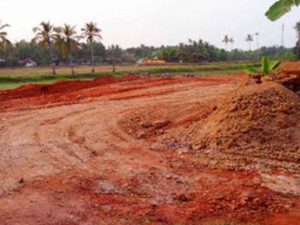 Agriculture Minister P Prasad has asked for prior permission for all land reclamation works.