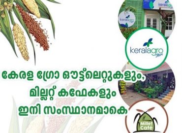 Keralagro Brand Stores and Millet Cafes are starting